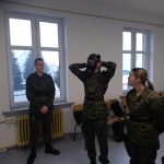 Zajęcia z edukacji wojskowej uczniow II LO